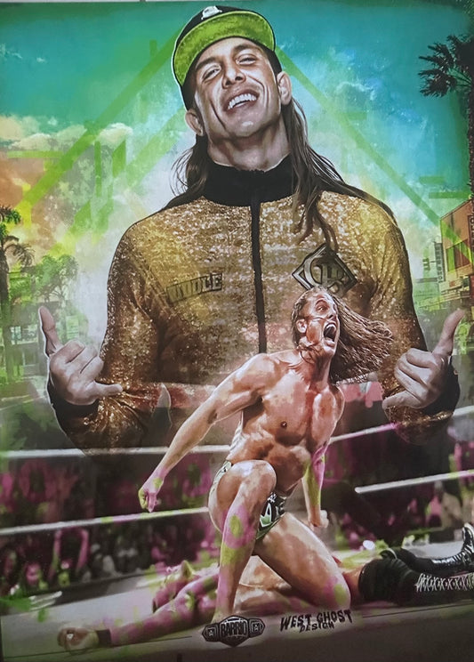 Signed 8x10 by Matt Riddle